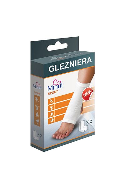 InnovaGoods Minut Sport Ankle Support, M, 2 Pieces