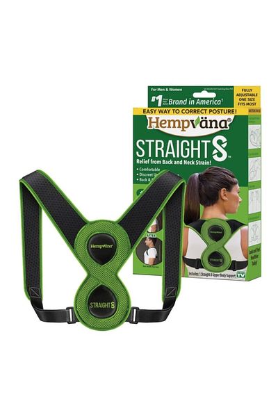divendi-ro Belt for back position correction, orthopedic cervical support, green