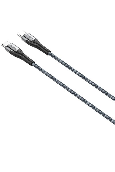 TREN 1m USB-C to USB-C 65W PD Fast Charging Cable Compatible with iPhone 15, MacBook, and Samsung