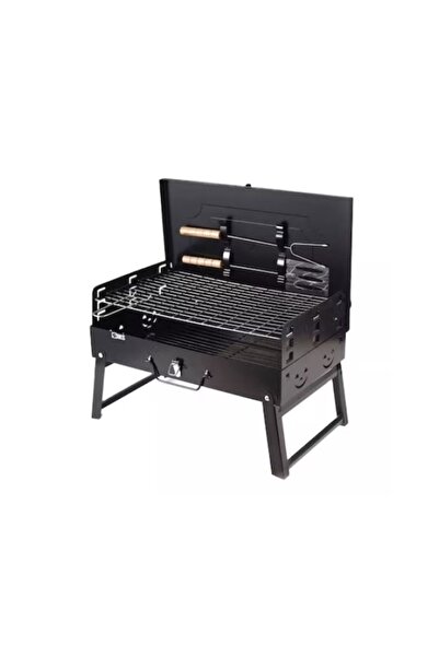 divendi-ro Portable barbecue briefcase, for garden or camping, with accessori...