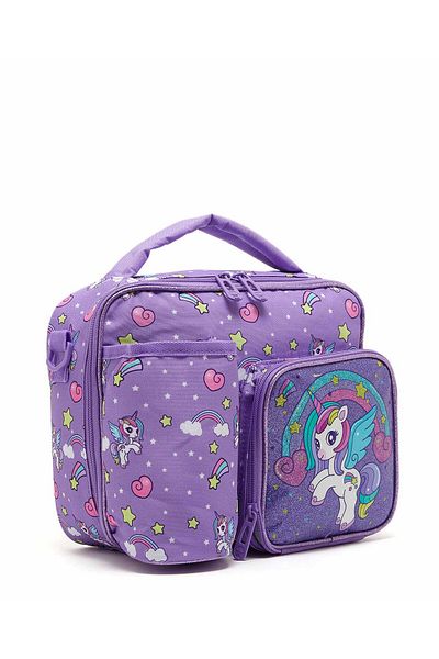 R&B Purple Girls Lunch Bag