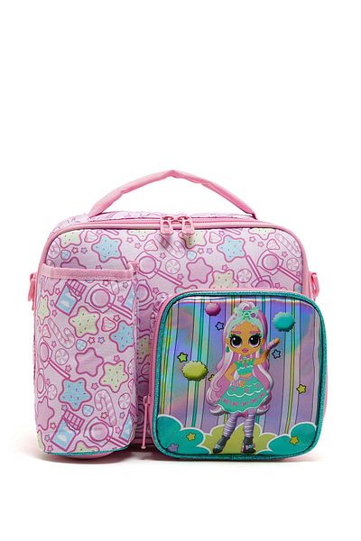 R&B Light Pink Girls Lunch Bag