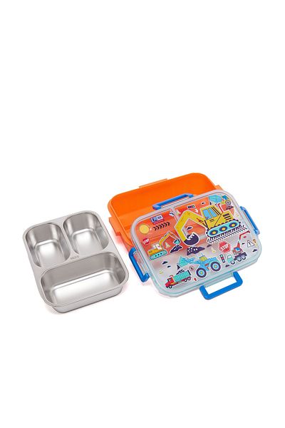 R&B Orange Boys Lunch Box