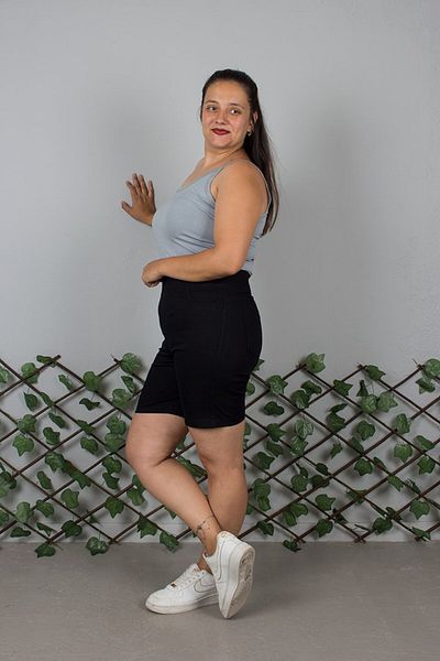 Truva XXL Plus Size High Waist Black Denim Shorts – Comfortable Fit, Stylish and Modern Design