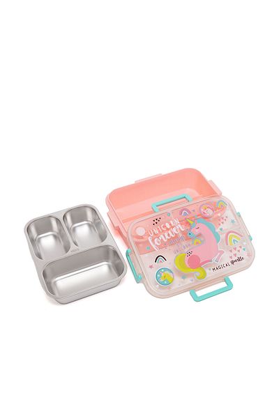 R&B Pink Girls Lunch Box