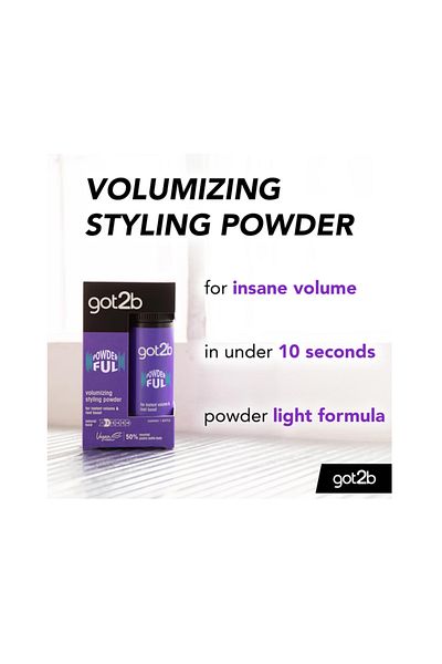 Got2B Set of 6 x Powderful instant volume hair powder, 10 gr
