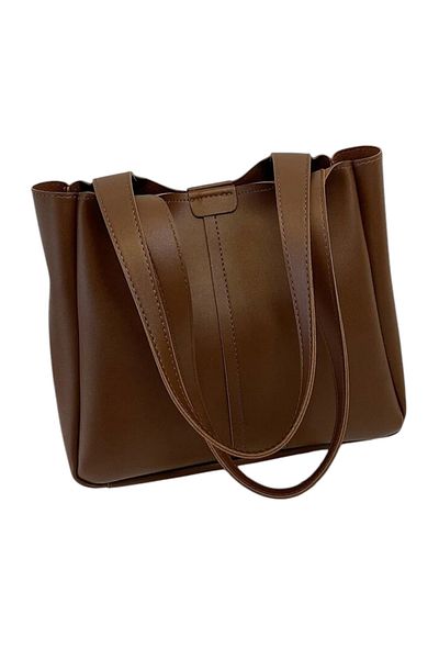 OEM Minimalist shoulder bag with simple and elegant design - Brown