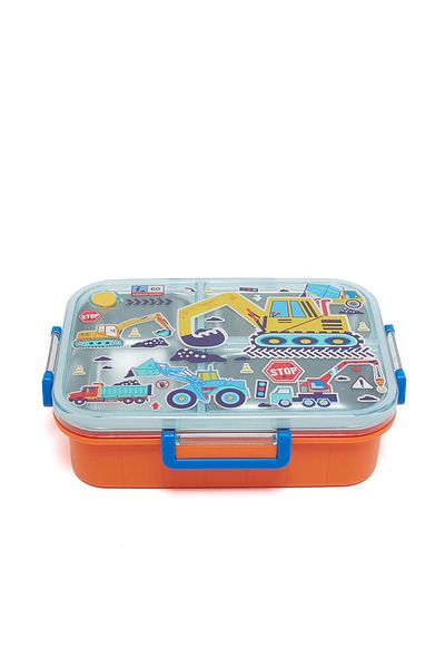 R&B Orange Boys Lunch Box