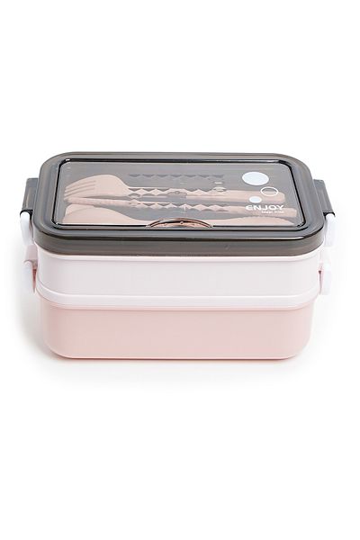 R&B Pink School Lunch Box