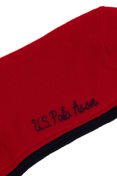 U.S. Polo Assn. جوارب حمراء نسائية 50304376-VR030