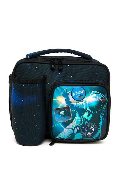 R&B Black Boys Lunch Bag