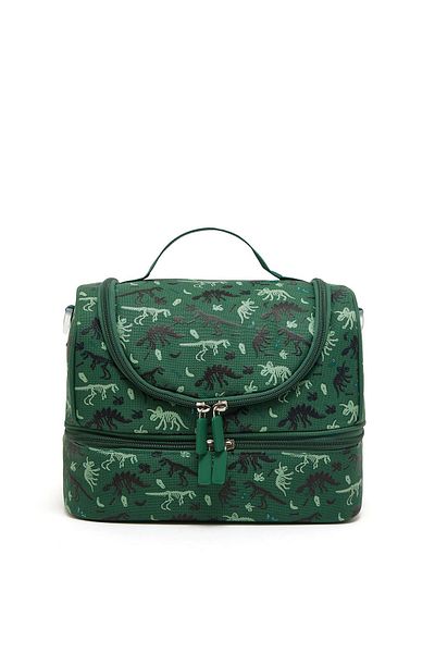 R&B Dark Green Boys Lunch Bag