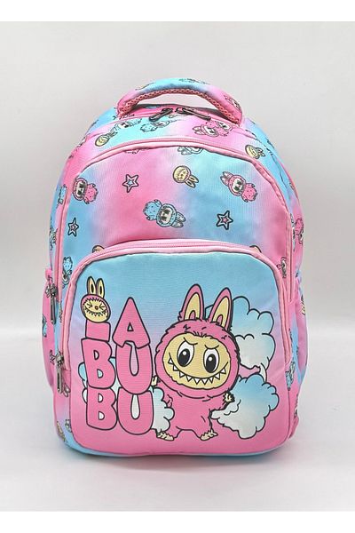 Çınka Bags Character Patterned Orthopedic Back Support Primary School Bag Set with Foil Lunchbox and Pen Holder
