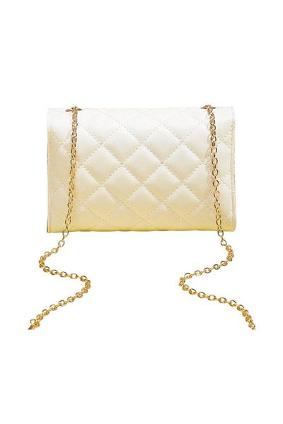 OEM Mini quilted shoulder bag - White