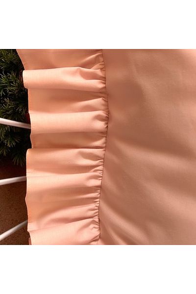 MundoLindo Ruffle Pillow Case Single 50X70 cm 1 Piece 100% Natural Cotton 18 Different Color Options