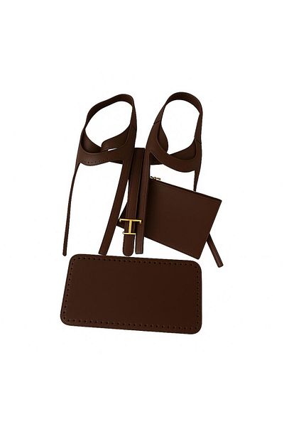 angel çanta aksesuar Tts Model Bag Making Apparatus Dark Brown Light Gold Metal