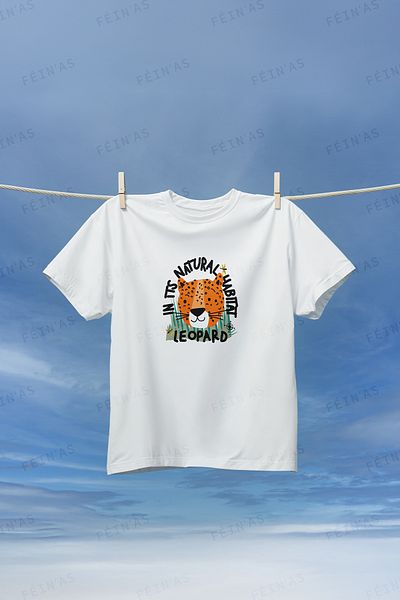 feinas Παιδικό T-shirt - Λεοπάρδαλη