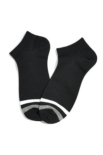 R&B Grey MENS ANKLE SOCKS