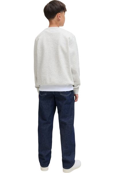 Jack & Jones Bluza JACK & JONES Tricou cu imprimeu tip SN JNR - 12284002-White Melange