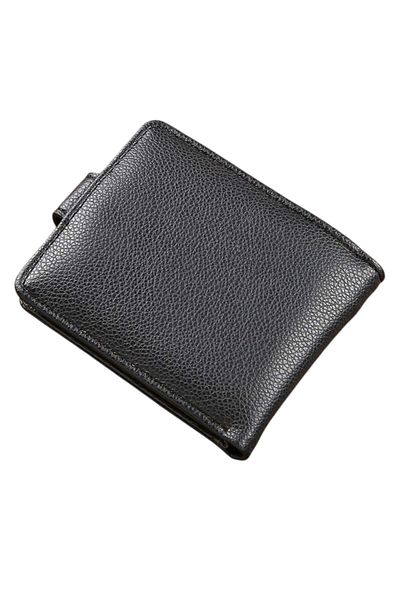 OEM Minimalist style wallet for men, bifold, Black