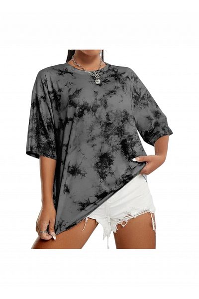 OEM Women's Oversized T-shirt, Sport, Casual, Gray - S