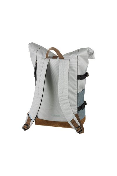 walker Lifestyle Roll Up Two Backpack, Produced By Schneiders, 29x45-64x17 Cm, Light Grey-Grey