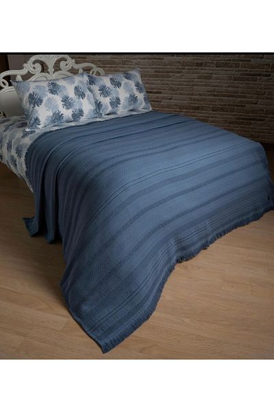 GONCA Lamazihome Indigo Double Pique Set