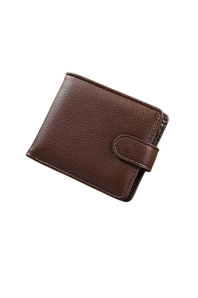 OEM Minimalist style wallet for men, bifold, Brown