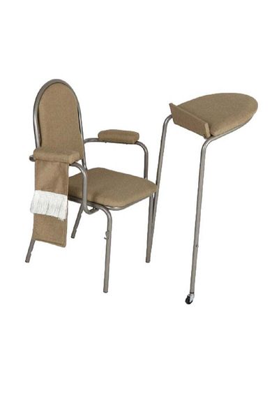 Generic Brown metal prayer chair