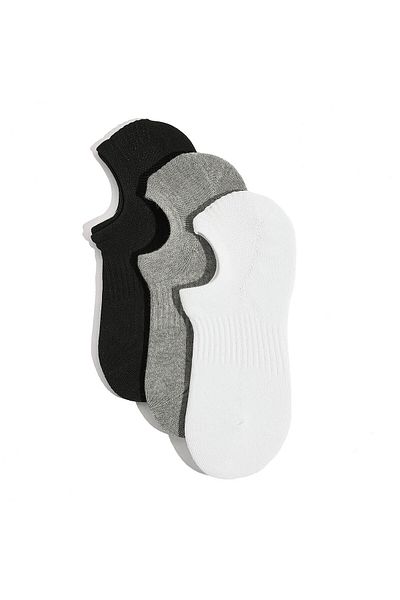 R&B Grey LADIES INVISIBLE SOCKS