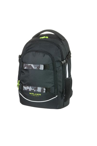 walker School bag for teenagers, Fame 2.0 Uni Dark Grey, by Schneiders, 30 x 44 x 20 cm