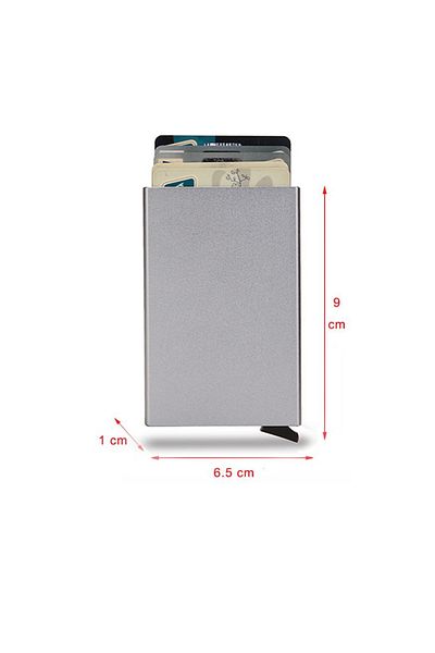 OEM Metal Card Wallet, Silver