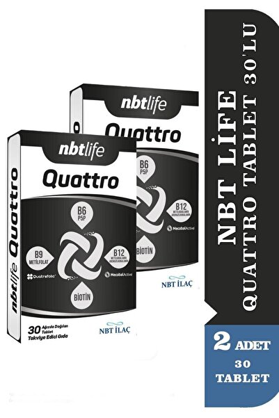 NBT Life Quattro Tablet 30'lu 2 Adet