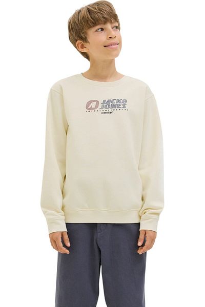 Jack & Jones Bluza JACK & JONES Tricou cu imprimeu tip SN JNR - 12284002-Porumb dulce