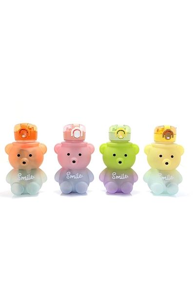 PRATİKOBA Teddy Bear Drinker with Straw Alk1257
