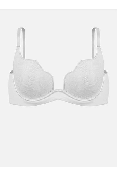 murays Charm lingerie women's lace up oyster non-padded bra