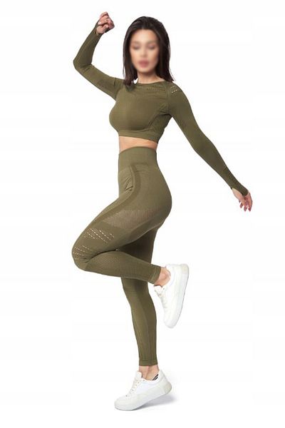 OEM 2-Piece Fitness Set, With Enhanced Breathability, Army Green