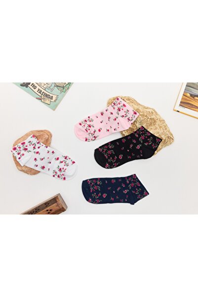 ragistore حذاء نسائي منقوش بالورود مكون من 4 قطع