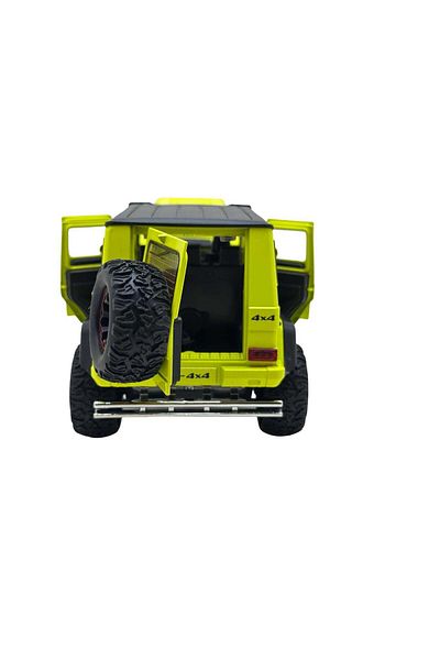 JPT Mercedes Benz G class yellow model 1/24 smoke lights open doors and hood