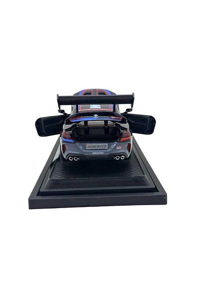 JPT BMW M8 GTE Racing model 1:32 black metal replica lights and sounds