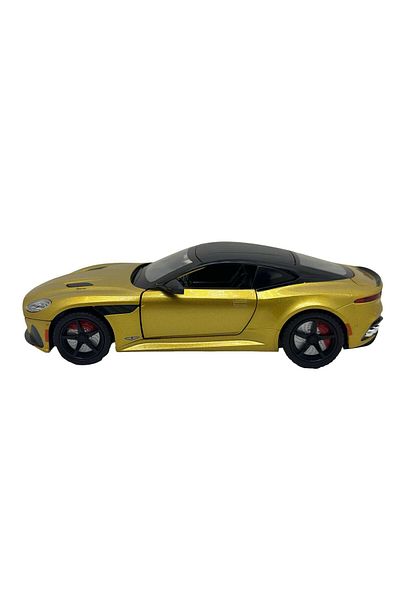JPT Aston Martin DBS model 1:32 gold metal replica lights and sounds, doors, hood and trunk open