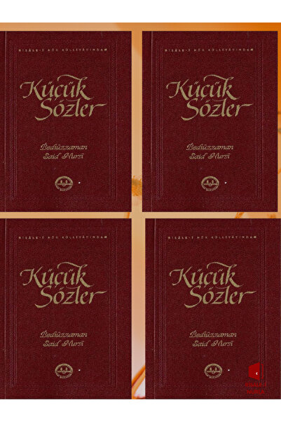 Türkiye Diyanet Vakfı Yayınları 4 Adet Küçük Sözler - Risale-i Nur Diyanet Ya...