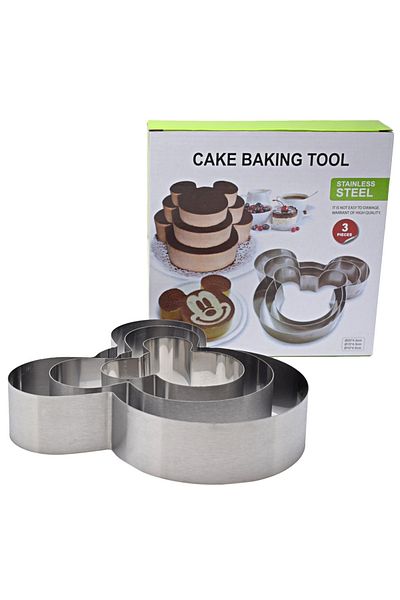 divendi-ro Set of 3 pieces for baking Mickey Mouse cake tops