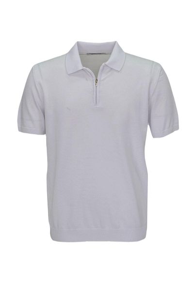 DYNAMO Men's Polo Neck Zippered Knitwear T-Shirt T356 Bgl-St04594