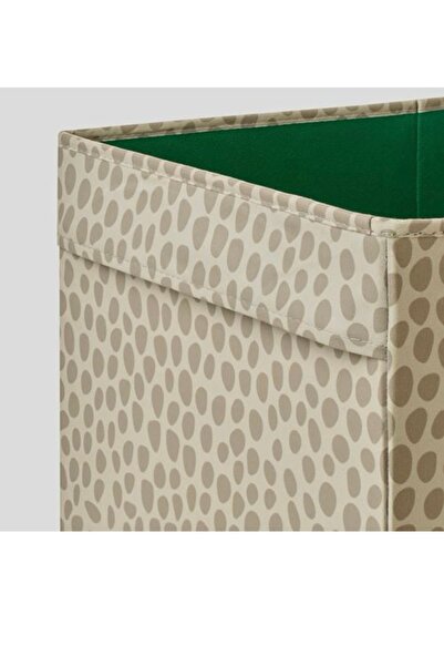 IKEA Slakt Box Beige-Green 55X33X33Cm