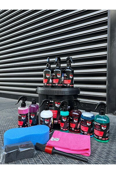 KARES 15'Lİ Süper Set Araba Araç Yıkama Bakım Seti Fırsat Ürünler Oto Bakım T...