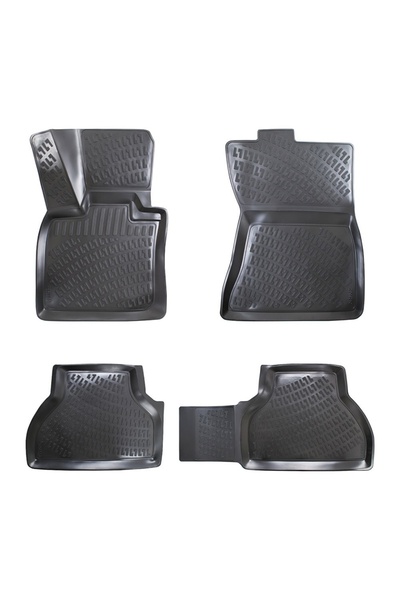 DELUXETUNING Set covorase auto cauciuc BMW X5 E70 2006-2012 forma tavita