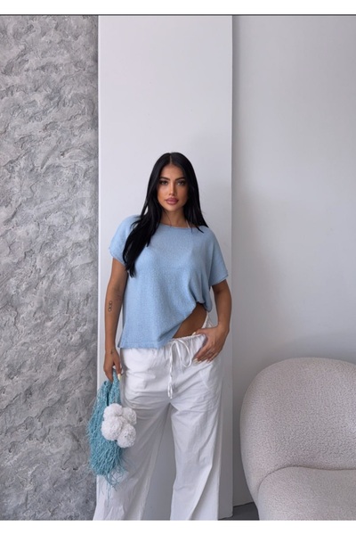 Lovely butik ΓΥΝΑΙΚΕΙΑ ΚΑΛΟΚΑΙΡΙΝΗ ΠΛΕΚΤΗ ΜΠΛΟΥΖΑ ΜΕ ΦΑΡΚΟΜΕΛΕΤΟ ΜΑΝΙΚΙΑ ΚΑΙ ...