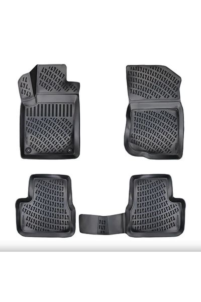 DELUXETUNING Set covorase auto cauciuc Citroen C3 II 2009-2016 forma tavita