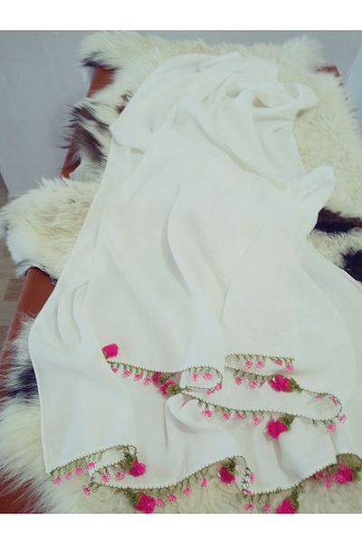 hoaryage Custom Production El Handwork Needle Embroidered Prayer Cover Mevlüt Headscarf on Special Branded Scarf and Shawl
